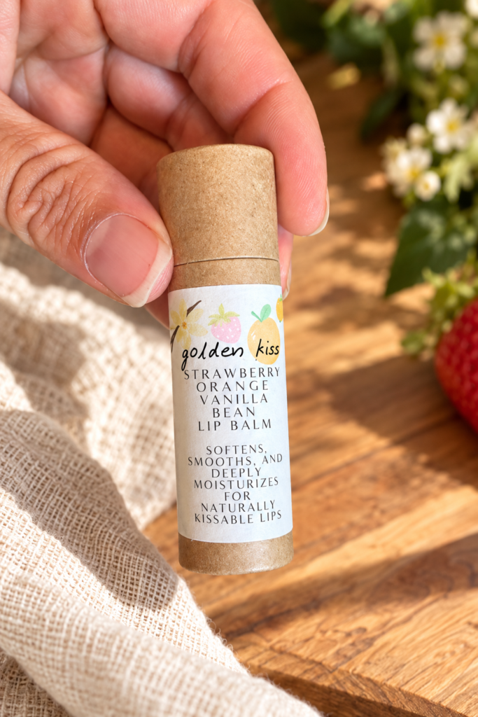 STRAWBERRY ORANGE VANILLA BEAN LIP BALM
